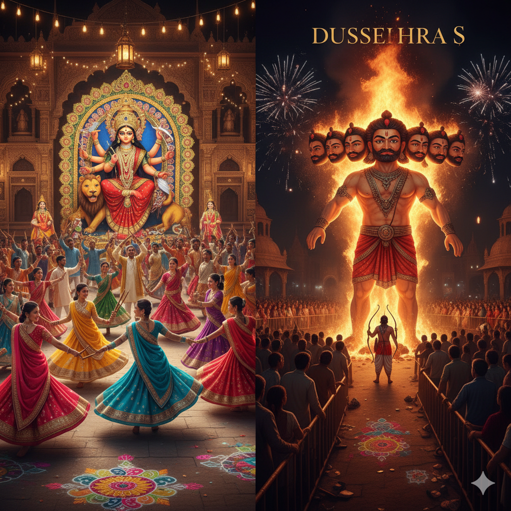 Navratri & Dussehra – Celebration of Divine Power dusheera