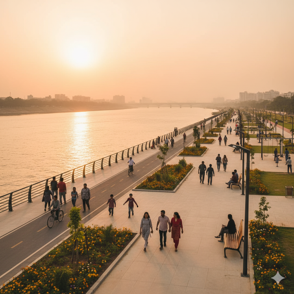tapi riverfront walkways & city parks
